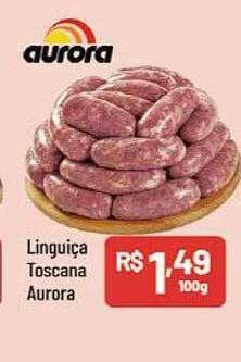 Supermercados Goes Linguiça toscana aurora oferta