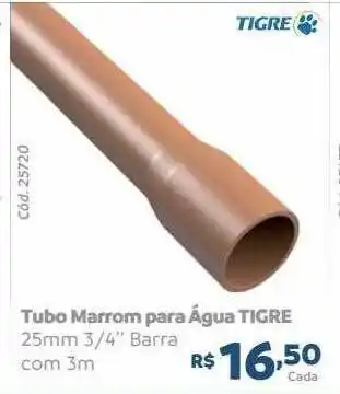 Tumkus Tubo marrom para água tigre oferta