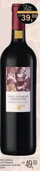 Vino italiano colli pesaresi sangiovese guerrieri