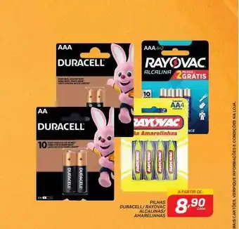 GBarbosa Pilhas duracell rayovac alcalinas amarelinhas oferta