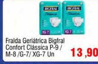 Fralda geriátrica bigfral confort clássica