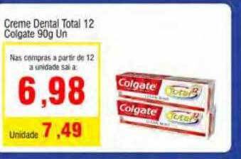 Spani Atacadista Creme dental total 12 colgate oferta
