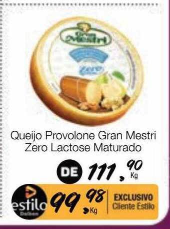 Supermercado Dalben Queijo provolone gran mestri zero lactose maturado oferta