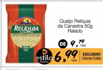 Supermercado Dalben Queijo relíquia da canastra ralado oferta