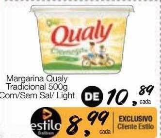 Supermercado Dalben Margarina qualy tradicional com sem sal light oferta