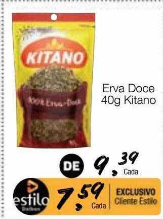 Supermercado Dalben Erva doce kitano oferta