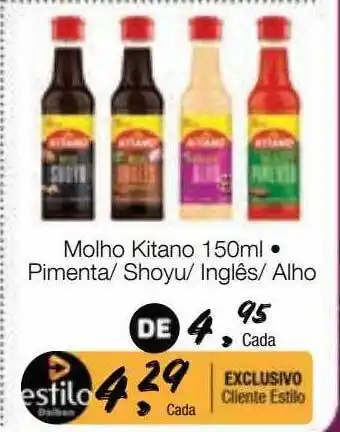 Supermercado Dalben Molho kitano oferta
