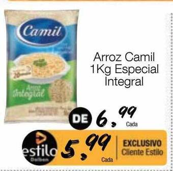 Supermercado Dalben Arroz camil especial integral oferta