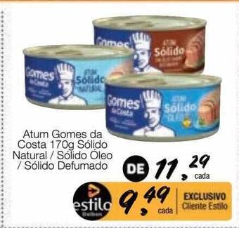Supermercado Dalben Atum gomes da costa oferta
