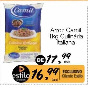 Supermercado Dalben Arroz camil culinária italiana oferta