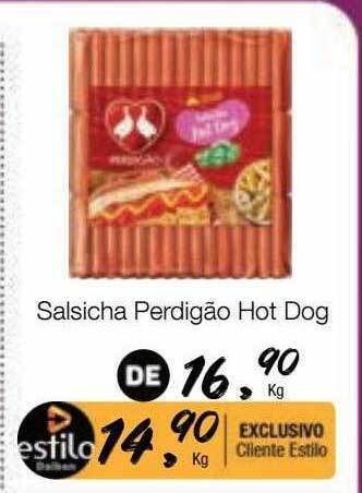 Salsicha perdigão hot dog