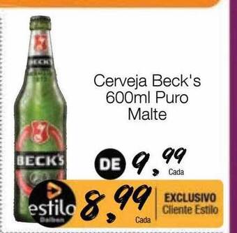 Supermercado Dalben Cerveja beck's puro malte oferta