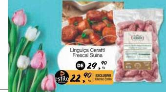 Supermercado Dalben Linguiça ceratti frescal suína oferta