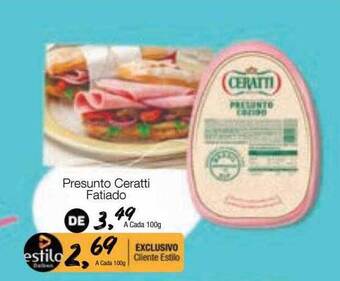 Supermercado Dalben Presunto ceratti fatiado oferta