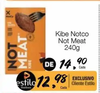Supermercado Dalben Kibe notco not meat oferta