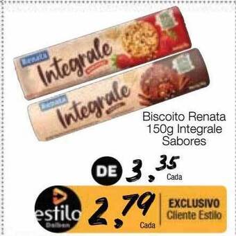 Supermercado Dalben Biscoito renata integrale sabores oferta