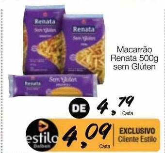 Supermercado Dalben Macarrão renata sem glúten oferta