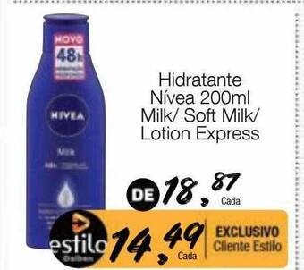 Supermercado Dalben Hidratante nívea oferta