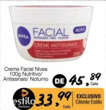 Supermercado Dalben Creme facial nivea oferta