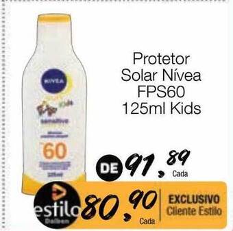 Supermercado Dalben Protetor solar nívea fps60 kids oferta