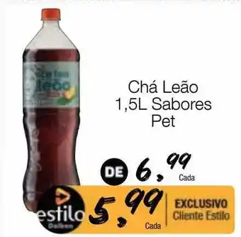 Supermercado Dalben Chá leão sabores pet oferta