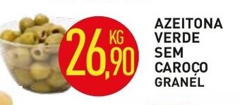 Calvo Atacadista Azeitona Verde sem caroco granel 1kg oferta