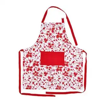 Avental natalino 80x70cm vermelho - espressione