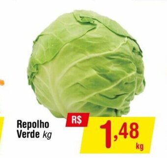 Fort Atacadista Repolho Verde 1kg oferta