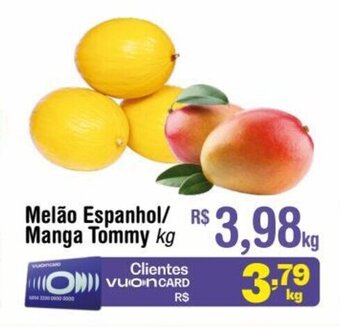 Fort Atacadista Melao Espanhol/ Manga Tommy oferta