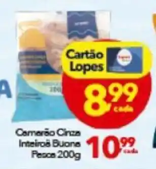 Camarao cinza Inteiroa Buona 200g