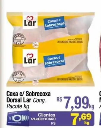 Fort Atacadista Coxa c/ sobrecoxa Dorsal Lar cong. 1kg oferta