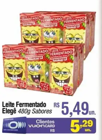 Fort Atacadista Leite Fermentado Elege 480g oferta
