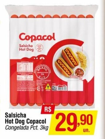 Fort Atacadista Salsicha Hot Dog Copacol 3kg oferta