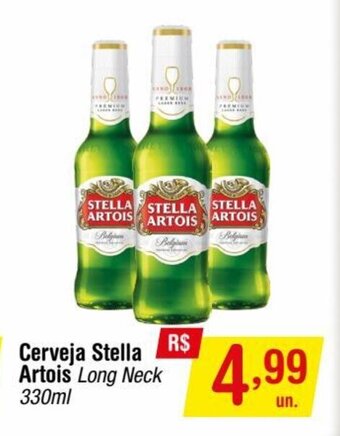 Fort Atacadista Cerveja Stella Artois Long Neck 330ml oferta
