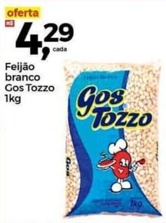 Feijao branco Gos Tozzo 1kg