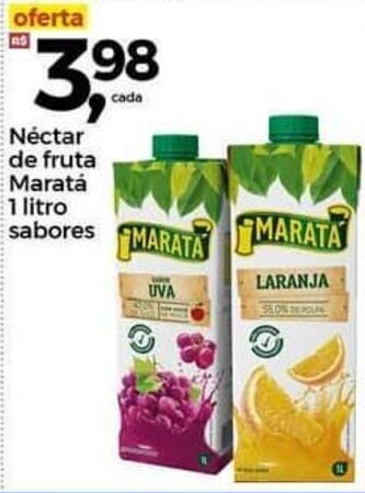 Frangolândia Nectar de Fruta Marata 1L sabores oferta