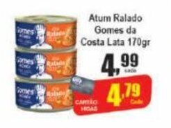Atum Ralado Gomes da Costa lata 170g