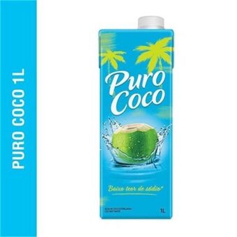 X Supermercados Água de coco puro coco 1l oferta