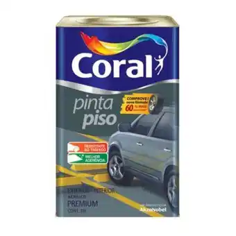 Tumelero Tinta coral pinta piso fosco 18l amarelo demarcação oferta