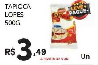 Supermercado Vitorino Tapioca lopes oferta