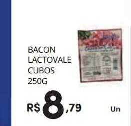 Bacon lactovale cubos
