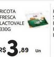 Supermercado Vitorino Ricota fresca lactovale oferta