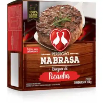 Rede Compras Hamburguer perdigao na brasa 300gr bovino picanha oferta