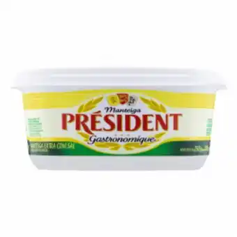 Rede Compras Manteiga president 200g pote c/sal oferta