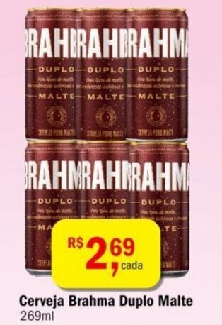 Ultrabox Cerveja Brahma Duplo Malte 269ml oferta