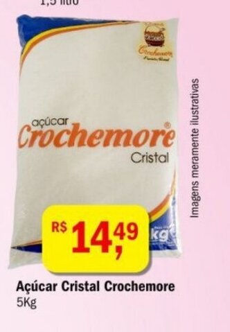 Acucar Cristal Crochemore 5kg