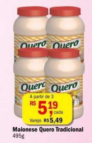 Ultrabox Maionese Quero Tradicional 495g oferta