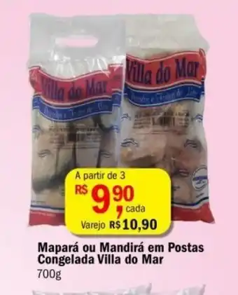 Ultrabox Mapara ou Mandira em Postas congelada Vlla do Mar 700g oferta