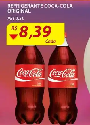 Assaí Atacadista Refrigerante Coca Cola Original 2.5L oferta