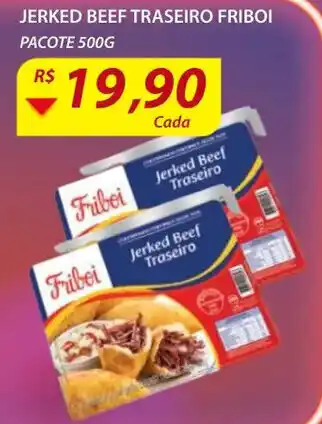Assaí Atacadista Jerked Beef traseiro Friboi 500g oferta